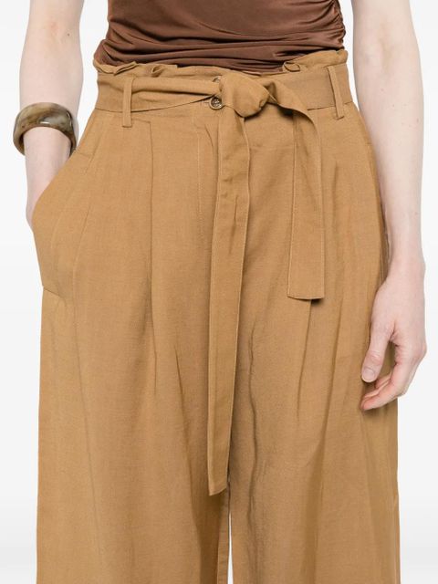 PINKO belted trousers - Neutrals
