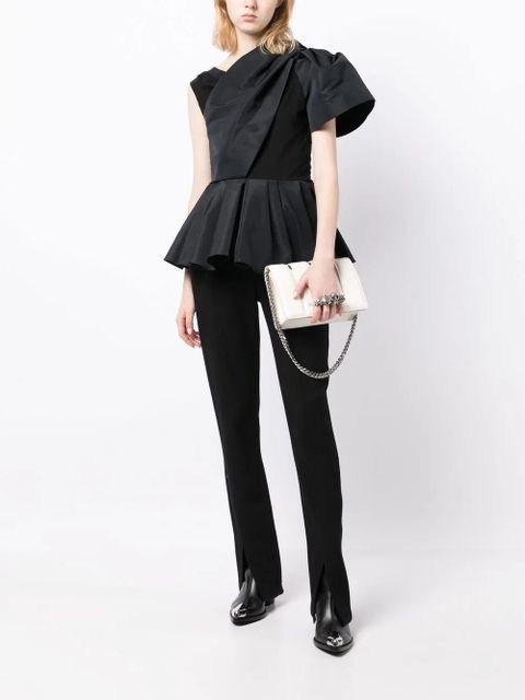 Alexander McQueen Slash stud-detailing chain-link bag - White - zdjęcie produktu nr 2