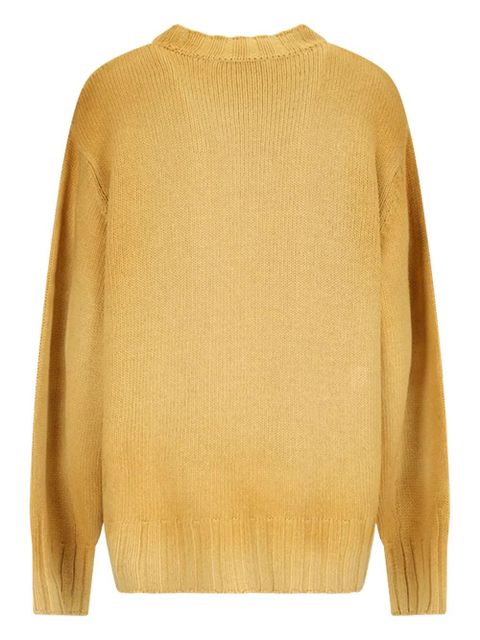 The Attico dipped hem sweater - Yellow - zdjęcie produktu nr 2