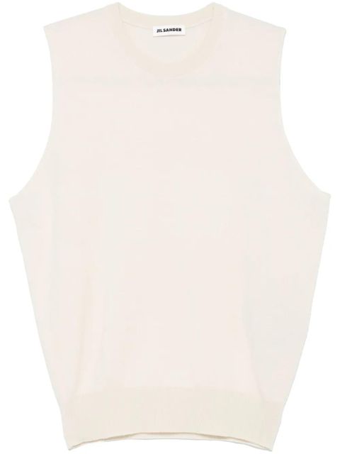 Jil Sander knitted tank top - Neutrals - zdjęcie produktu nr 1