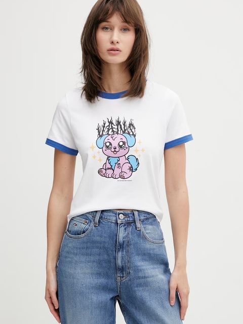 Vans T-shirt damski bawełniany - zdjęcie produktu nr 1