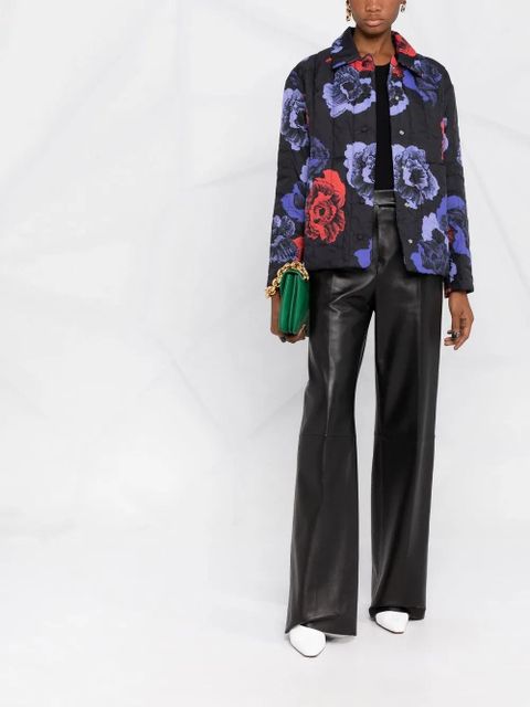 Ferragamo floral-print jacket - Black - zdjęcie produktu nr 2