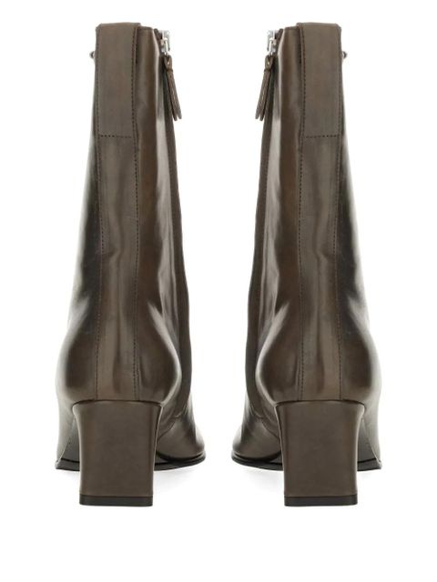 OUR LEGACY leather ankle boots - Brown