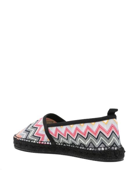 Missoni chevron-knit espadrilles - Black - zdjęcie produktu nr 2