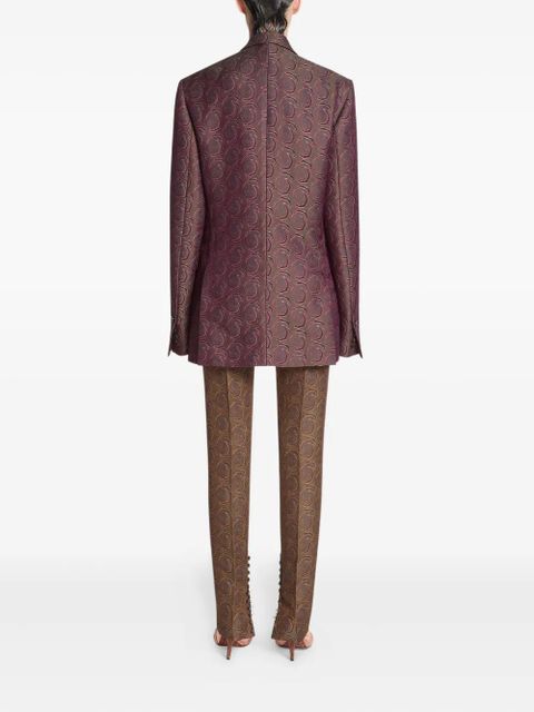 DRIES VAN NOTEN double-breasted blazer - Red - zdjęcie produktu nr 2