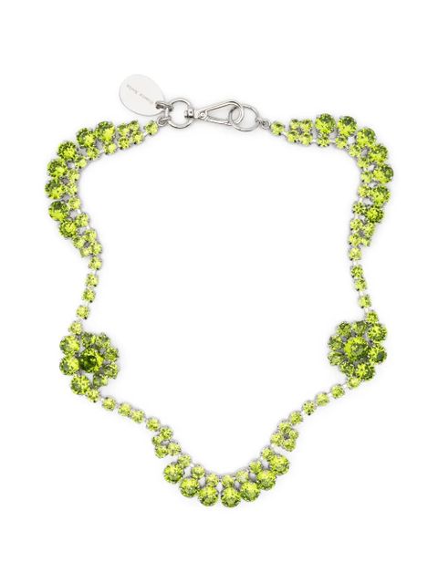 Simone Rocha crystal-flower necklace - Silver - zdjęcie produktu nr 1