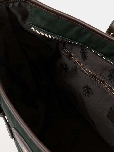 Bally torebka kolor zielony WAE075