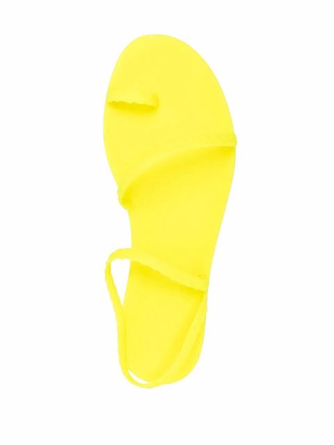 Ancient Greek Sandals Eleftheria braided-strap sandals - Yellow - zdjęcie produktu nr 2