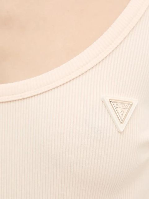 Guess longsleeve damski kolor beżowy V4BP07 K8RT2