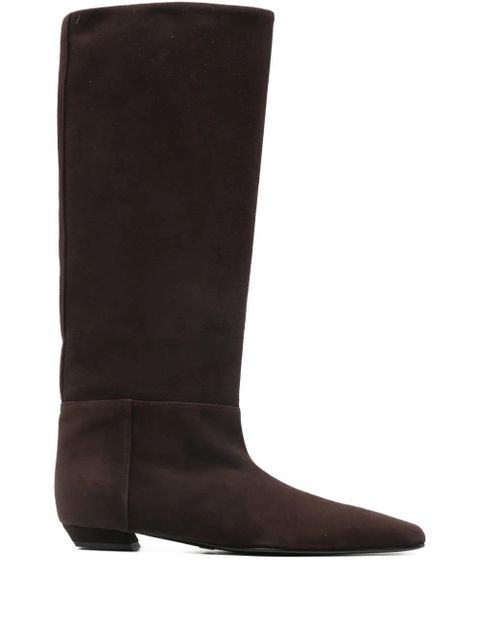 Proenza Schouler Trap flat boots - Brown