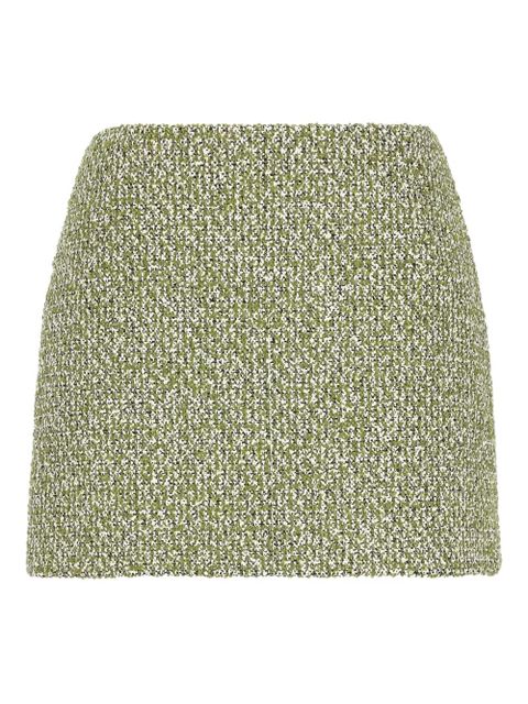 Gucci bouclé mini skirt - Green - zdjęcie produktu nr 1