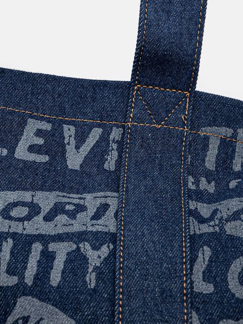 Levi's torebka jeansowa kolor granatowy 000AA-0002