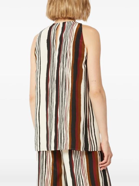 Max Mara striped-pattern blouse - Neutrals