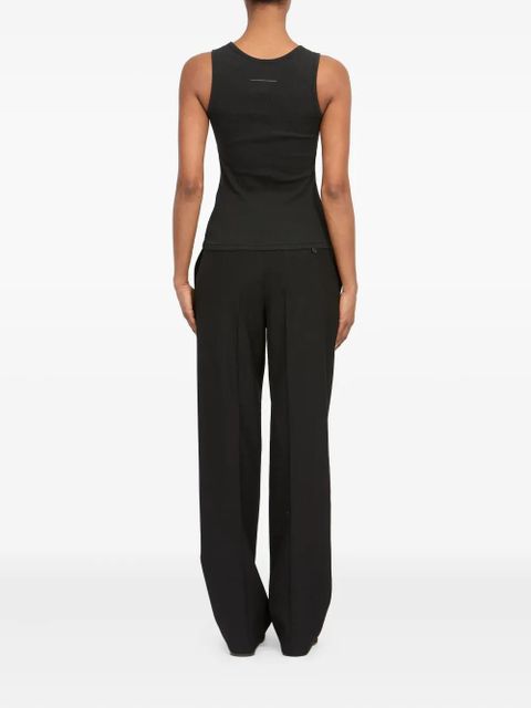 MM6 Maison Margiela plaque tank top - Black