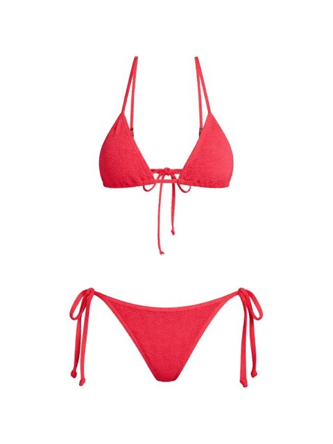Bond-eye Luana triangle bikini top - Red - zdjęcie produktu nr 2
