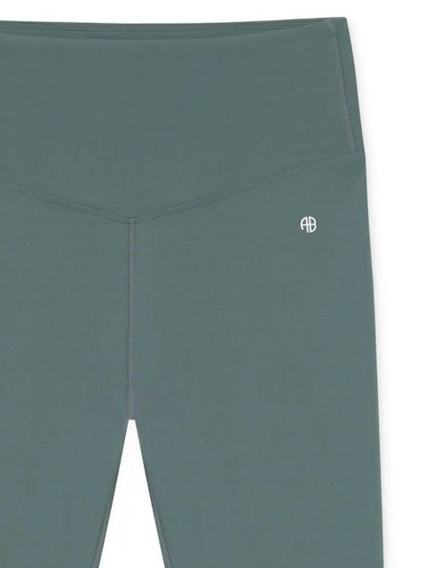 ANINE BING Blake high-waisted performance leggings - Green
