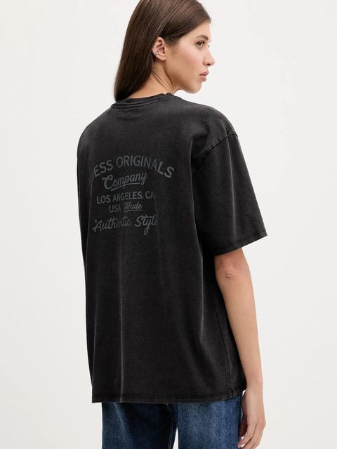 Guess Originals t-shirt bawełniany damski kolor czarny M5YI54 K8FQ4