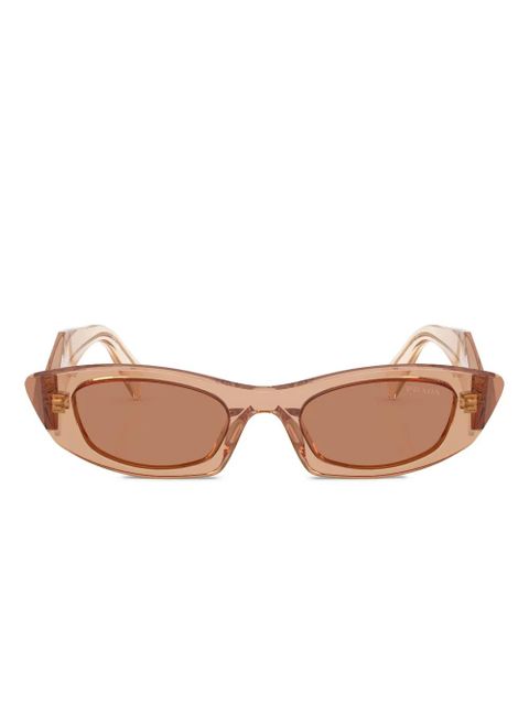 Prada Eyewear oval-frame sunglasses - Orange - zdjęcie produktu nr 1