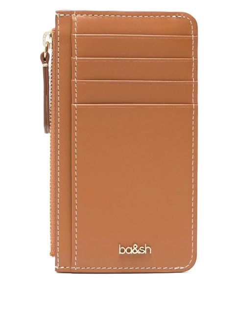 Ba&Sh leather cardholder - Brown - zdjęcie produktu nr 1