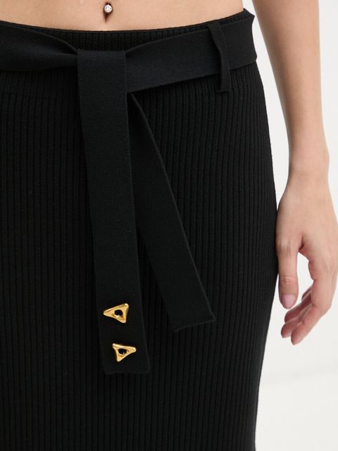 AERON spódnica kolor czarny midi prosta CRSK196442