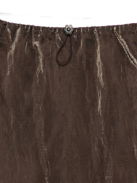 Cecilie Bahnsen bria skirt - Brown
