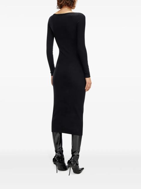 Diesel D-Ballet-D ribbed maxi dress - Black