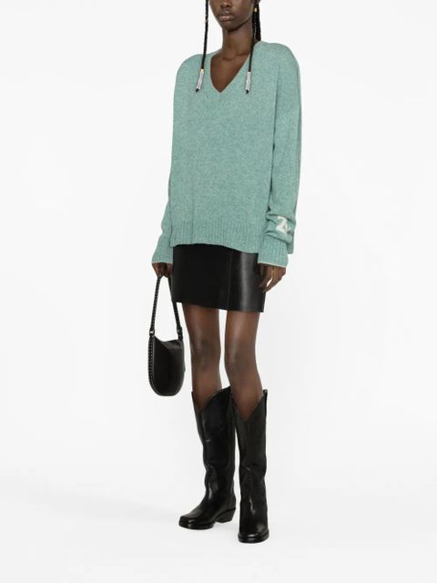 Zadig&Voltaire Rosy cashmere-blend jumper - Green