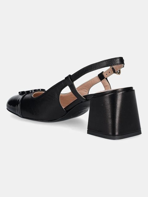 Love Moschino czółenka skórzane