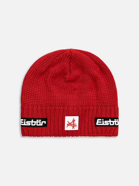 Eisbar czapka z dodatkiem wełny Trop MÜ SA kolor czerwony E33166 - zdjęcie produktu nr 1