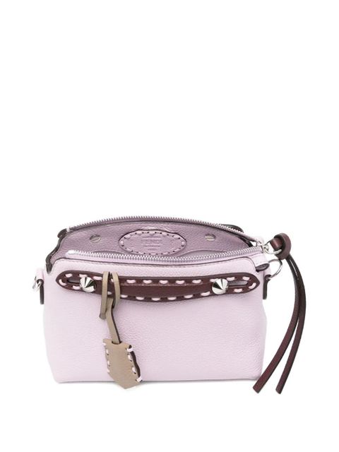FENDI mini By The Way Selleria clutch bag - Purple