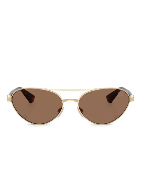 Burberry Eyewear pilot-frame sunglasses - Gold - zdjęcie produktu nr 1