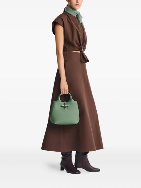 Longchamp Le Roseau S handbag - Green - zdjęcie produktu nr 2