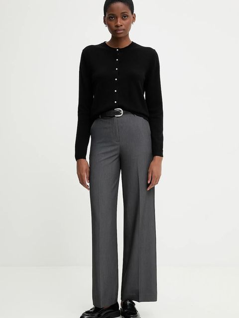 United Colors of Benetton sweter wełniany damski kolor czarny lekki 1002D501U