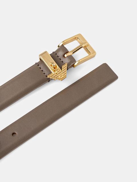 Emporio Armani pasek skórzany damski kolor zielony EW002024 AF16227 - zdjęcie produktu nr 2