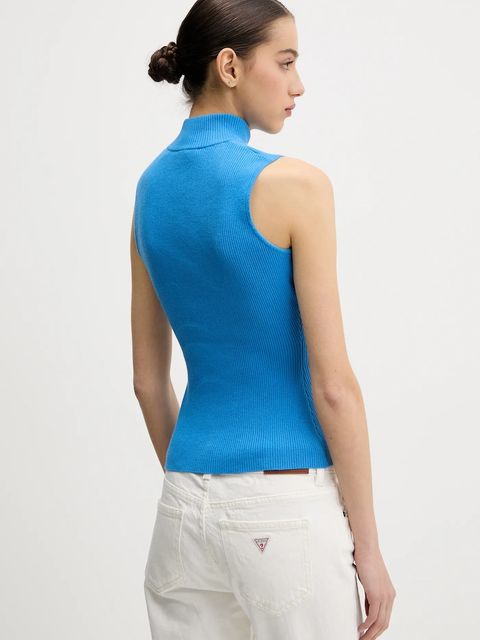 Karl Lagerfeld Jeans top damskie kolor niebieski A2W18001 - zdjęcie produktu nr 2