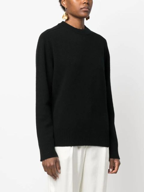 LouLou de Saison Baltra crew-neck cashmere jumper - Black