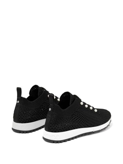 Jimmy Choo Veles pearl-embellished sneakers - Black - zdjęcie produktu nr 2
