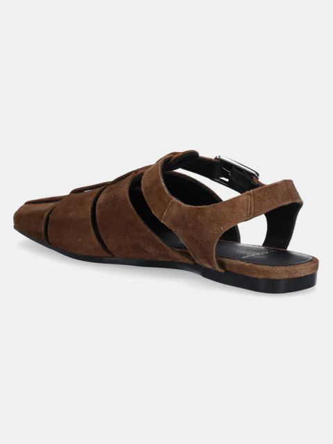Vagabond Shoemakers sandały zamszowe WIOLETTA damskie kolor brązowy 5501-140-33