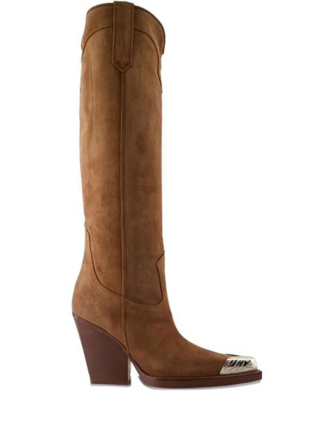 Paris Texas El Dorado metallic-toe cowboy boots - Brown - zdjęcie produktu nr 1
