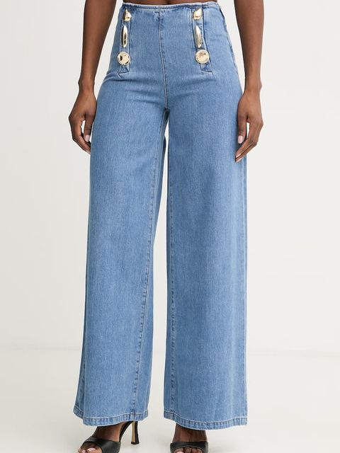 Simona Corsellini jeansy wide leg damskie - zdjęcie produktu nr 1