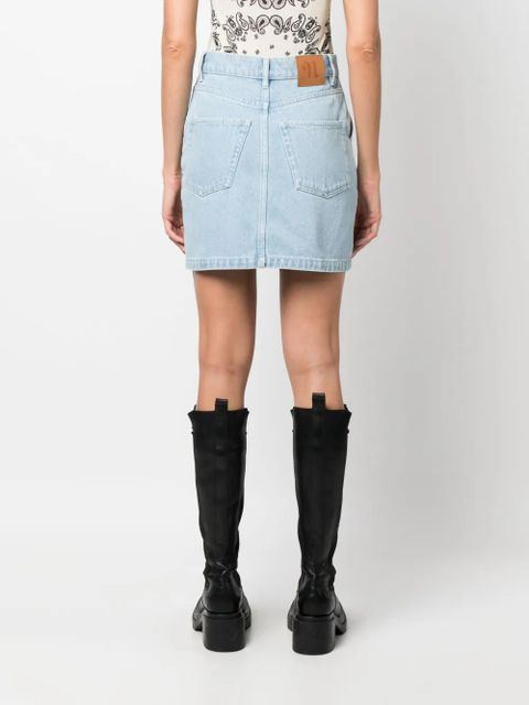 Nanushka denim mini skirt - Blue