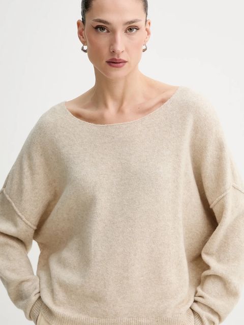 American Vintage sweter z domieszką wełny PULL ML COL BATEAU