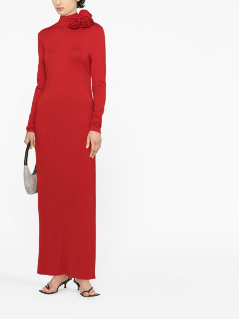 Magda Butrym open-back long-sleeve dress - Red