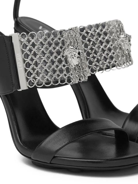 Versace Pincer heeled sandals - Black