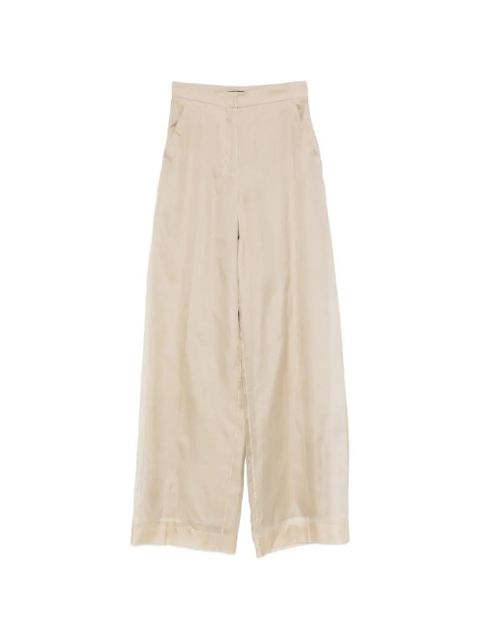 Max Mara Mxeolivi wide-leg trousers - Neutrals - zdjęcie produktu nr 1