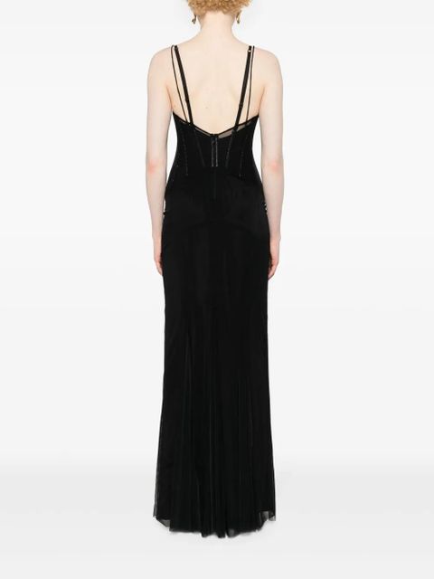 Dolce & Gabbana mesh maxi dress - Black