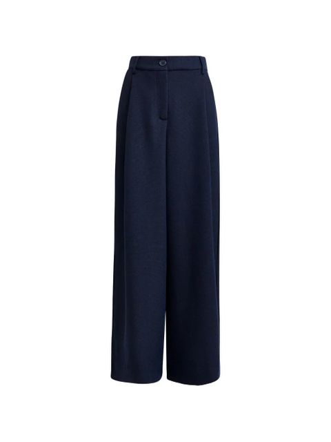 Essentiel Antwerp pleated wide-leg trousers - Blue - zdjęcie produktu nr 1