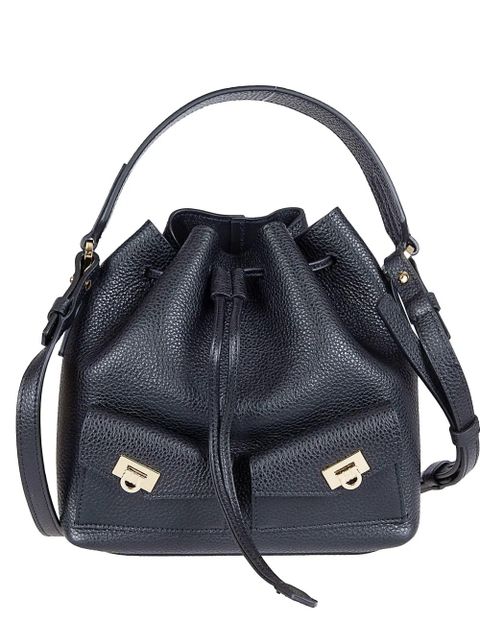 Ferragamo multi-pocket bucket bag - Black - zdjęcie produktu nr 1