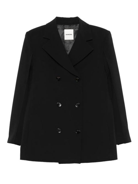 SANDRO double-breasted blazer - Black - zdjęcie produktu nr 1