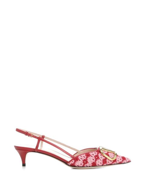 Valentino Garavani VLogo slingback sandals - Red - zdjęcie produktu nr 1